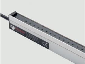 Fraser 1250-S Static Eliminator w/studs sliding in slot, 300mm