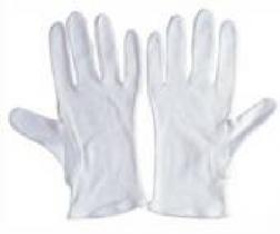 Cotton Interlock Gloves - Large