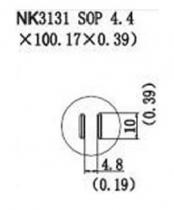 Quick Hot Air Nozzle, SOP 4.4 x 10 (0.17x0.39)