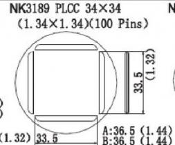 Quick HotAir Nozzle PLCC 34 x 34 (1.34 x 1.34) (10