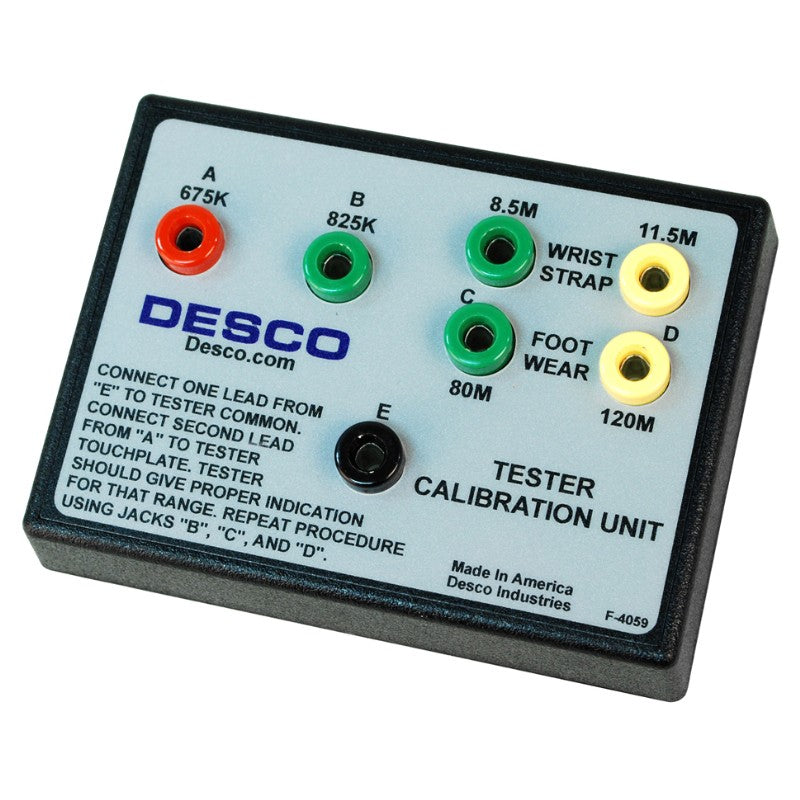 Desco Wrist Strap & Foot Grounder Calibration Unit - DES07010