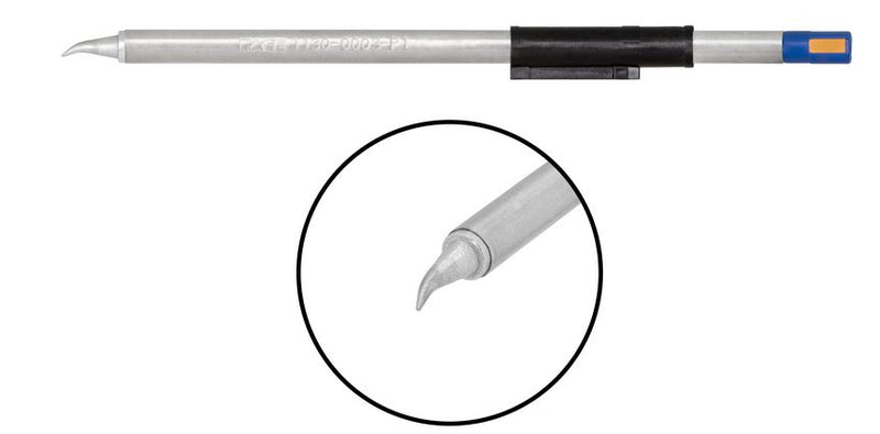 TD200 Solder Tip 1/64" Conical Sharp Bent 30ø (0.40mm) - 1130-0003-P1