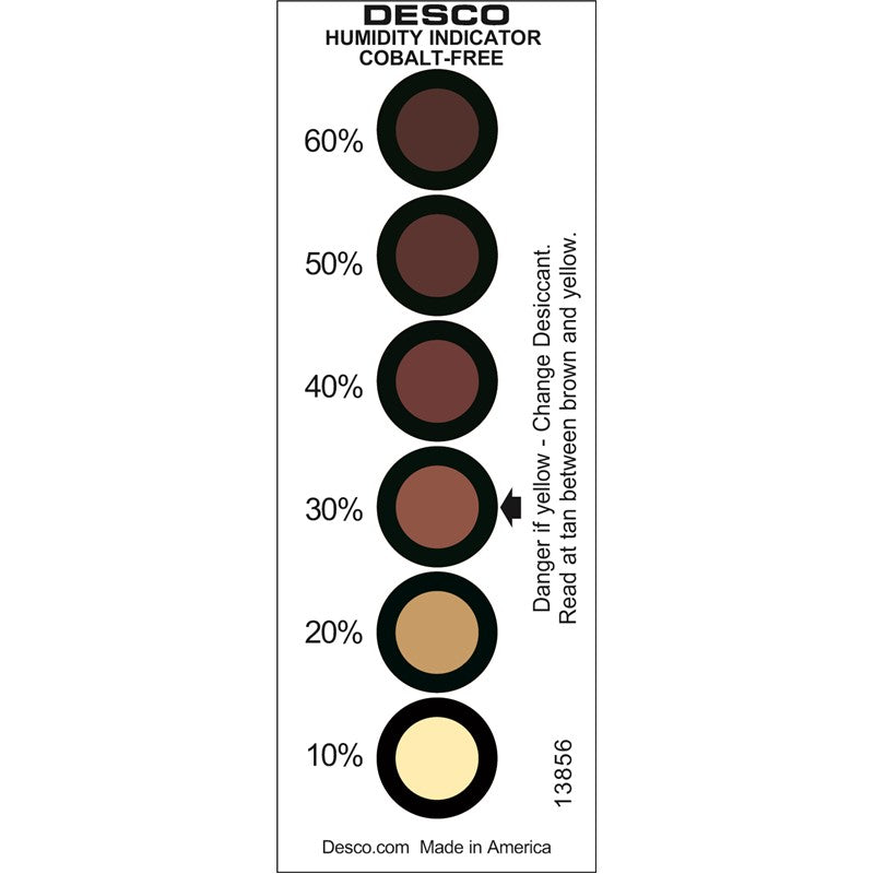 Desco Humidity Id 6 Spot 10-60 %, 200,  Cobalt Free