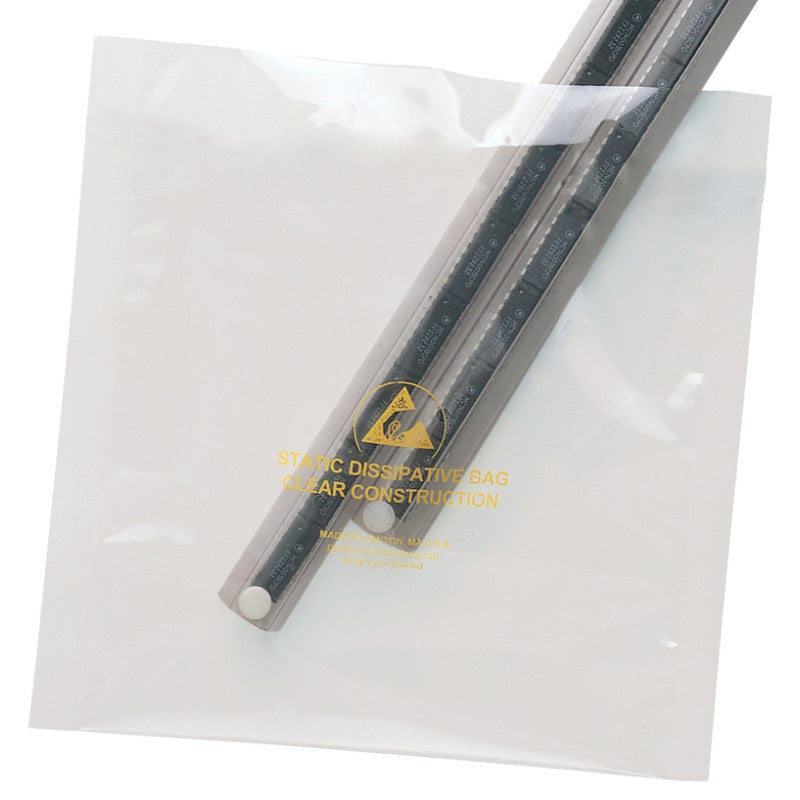 Desco Bags, StatFree, Clear, 12''x 18''   304mm x 457mm, Pack of 100