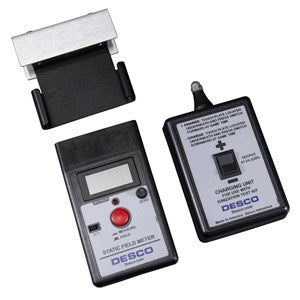 Static Field Meter, Tester (Digital) + Charger & Test Plate (Latest Model) - DES19443