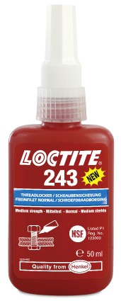 Loctite 243, Nutlock, Medium, 50ml Bottle