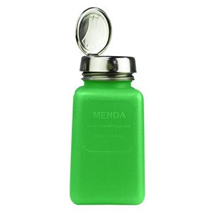 ONE TOUCH, Dissipative Green HDPE Bottle w/Pump, 180mL