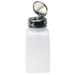 ONE TOUCH Natural Sq HDPE Bottle w/ LOCKING Pump, 180mL
