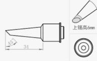 Quick Soldering Tip, 4C-01, 503 Series, For TS1300