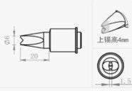 Quick Soldering Tip, 6DV2-01, 503 Series, For TS1300