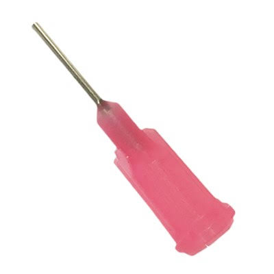 Fisnar Quantx Dispensing Tip, Blunt-End, 20G, 12.7mm, Luer Lock, PINK