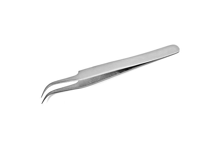 Sipel Tweezers Curved Fine Point Precision, 120mm