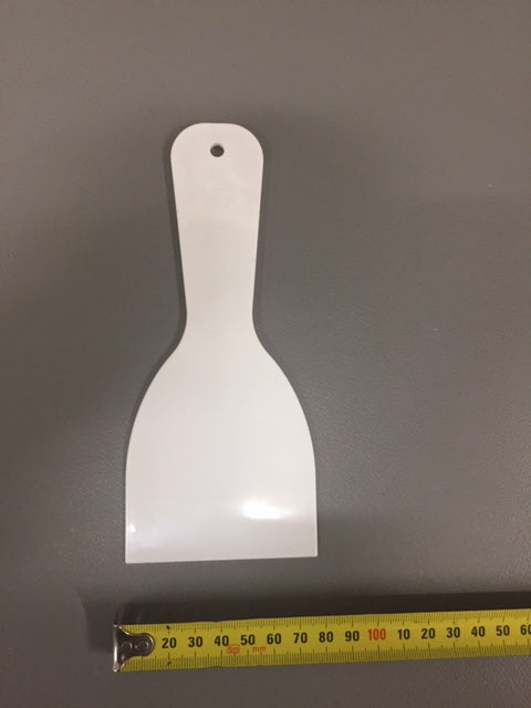 Disposable Plastic Putty Knife, 75mm Wide
