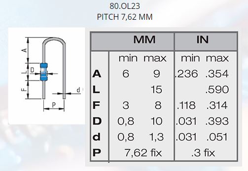 Olamef LEAD FORMER TP6/V