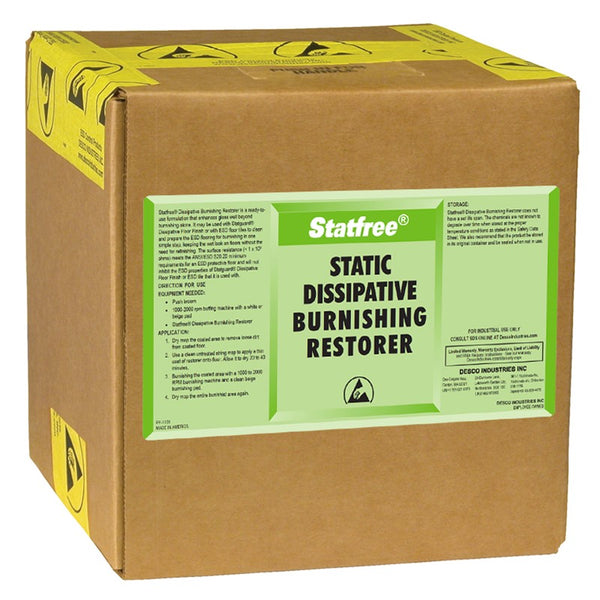 Desco Statguard Dissipative Burnishing Restorer, 10 L (2.5 Gal) - DES81061