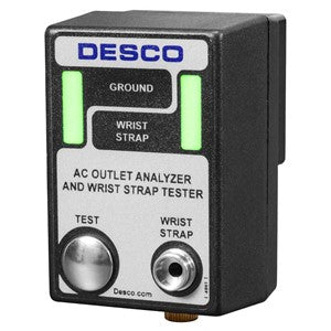 Desco AC Outlet Analyzer & Wrist Strap Tester - DES98134
