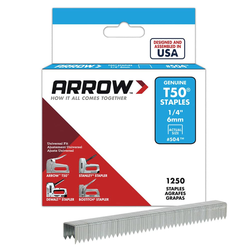 Arrow Staples 6mm #504