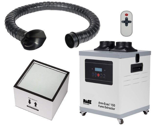 Arm Evac 150, Fume Extractor System, Digital, 240v