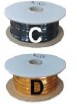 Twist Tie Ribbon for PB-350 Hand Held Machine, Packing, Box of 10 spools, Al Foil BLACK