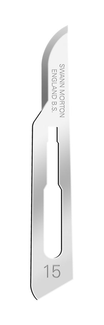 Swann Morton Scalpel Blade # 15, Pack of 100