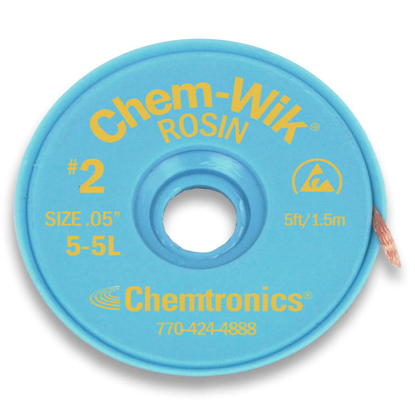 Chemtronics Yellow .050 Solder Wick 5Ft