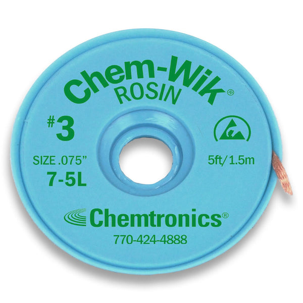 Chemtronics Green .075 Solder Wick 5ft