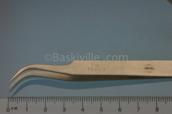 Sipel Tweezers Curved Fine Point Precision, 120mm