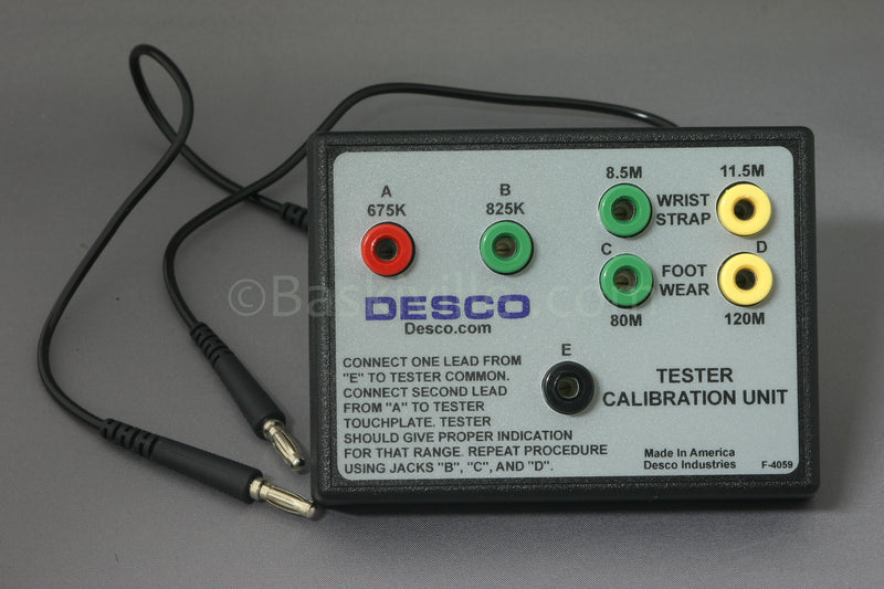 Desco Wrist Strap & Foot Grounder Calibration Unit - DES07010