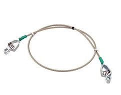 Desco 14001 - Grounding Cable, Mobile Cart, Stainless Steel