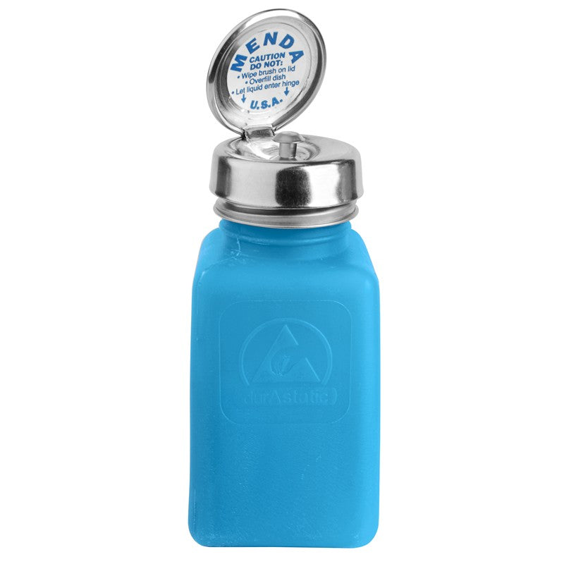 PURE TOUCH, Dissipative Blue HDPE Bottle w/ Pump, 180mL - DES35285