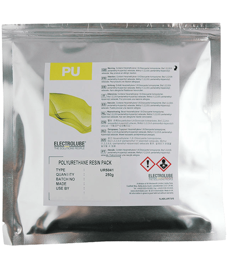 Electrolube Potting Compound, Encapsulating, Polyurethane Resin, Black, 250g - ELUR5041RP250GE