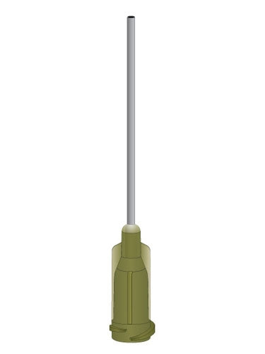 Fisnar 14g Olive 1.5" Epoxy LL Tip (25)