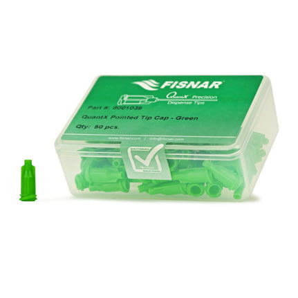 Fisnar Quantx Pointed Tip-Cap. Pack of 50