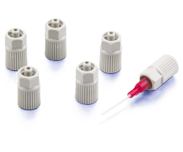 Fisnar Luer Lock Adaptor Grey 6 & 8mm P10