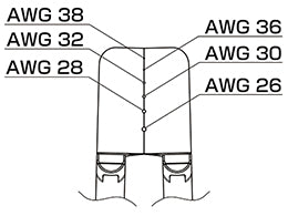 Hakko Thermal Wire Stripper Blade G4-1603, Gauged (AWG) Blade