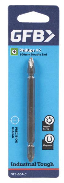 GFB PH2 x 100 Double End S/Driver Bit