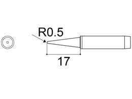 Hakko 900M Series Solder Tip, Shape B(Z)