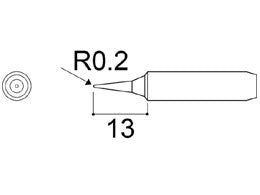 Hakko 900M Series Solder Tip, Shape SI