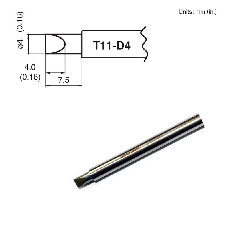 Hakko Solder Tip ShapeD4, Chisel For FX901