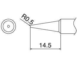 Hakko Solder Tip For FX888 Shape B