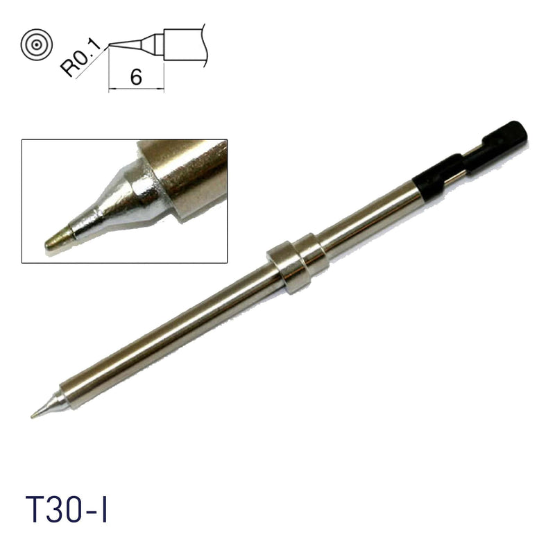 Hakko T30-I 0.1mm Conical Soldering Tip for FM2032