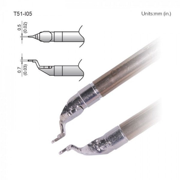 Hakko T51-I05 Tweezer Tips FX9705