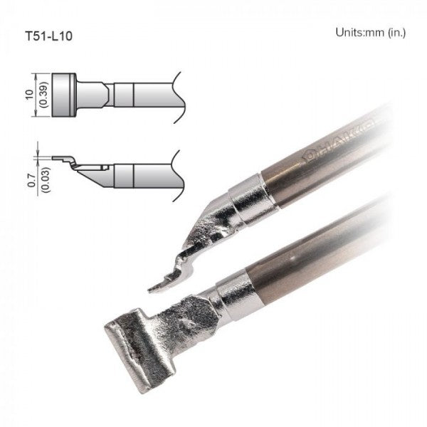 Hakko T51-L10 Tweezer Tips FX9705