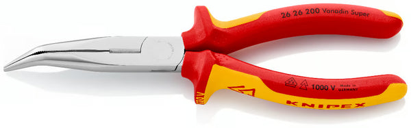 KNIPEX BENT SNIPE NOSE CUTTING PLIER VDE