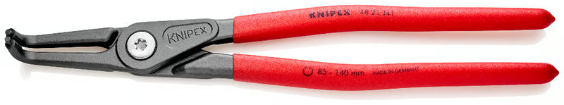 KNIPEX BENT  CIRCLIP PLIER INT 85-140MM