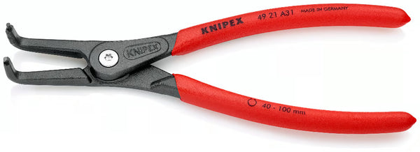 KNIPEX EXT BENT CIRCLIP PLIER 40-100MM