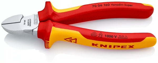 KNIPEX DIAGONAL CUTTER VDE 160MM