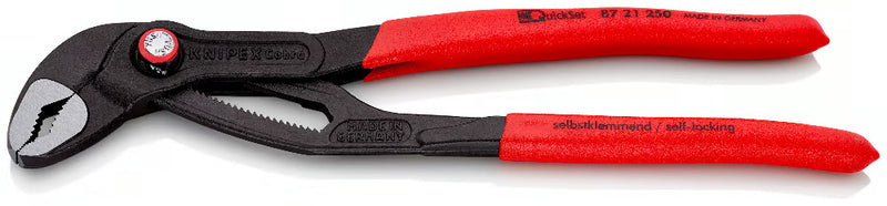 KNIPEX QUICK SET COBRA PLIER 250MM