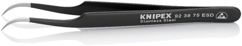 KNIPEX CURVED ESD TWEEZER