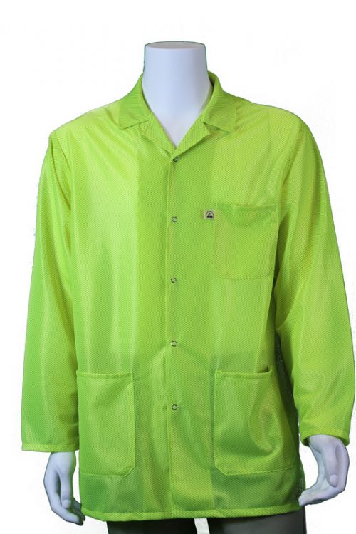 Traditional OFX-100, Yellow HiVis, Hip-length Jacket w/Key, XL